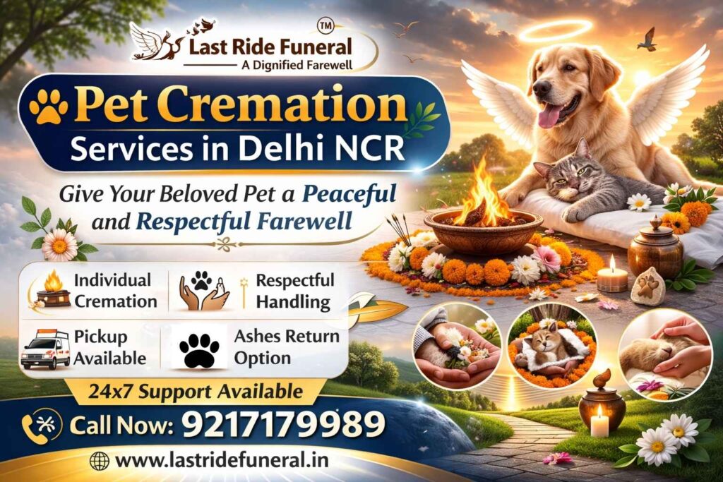 Pet Cremation Services in Delhi NCR