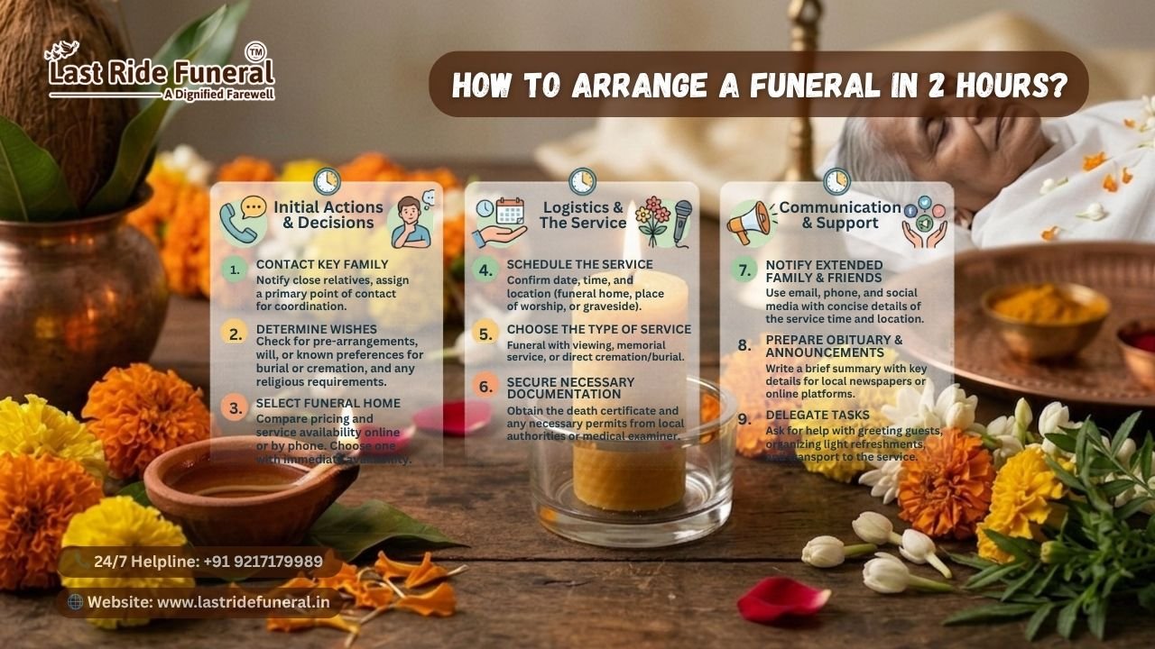 Arrange a Funeral in 2 Hours