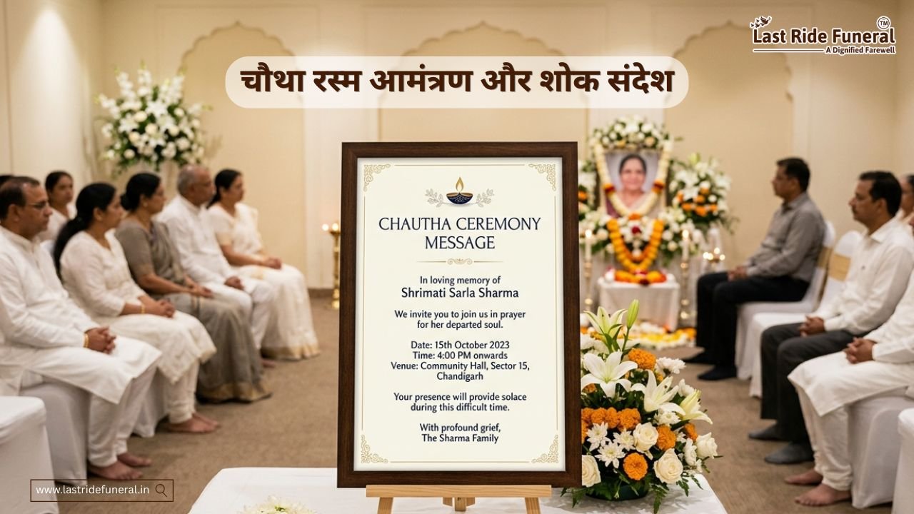 Chautha Ceremony Message