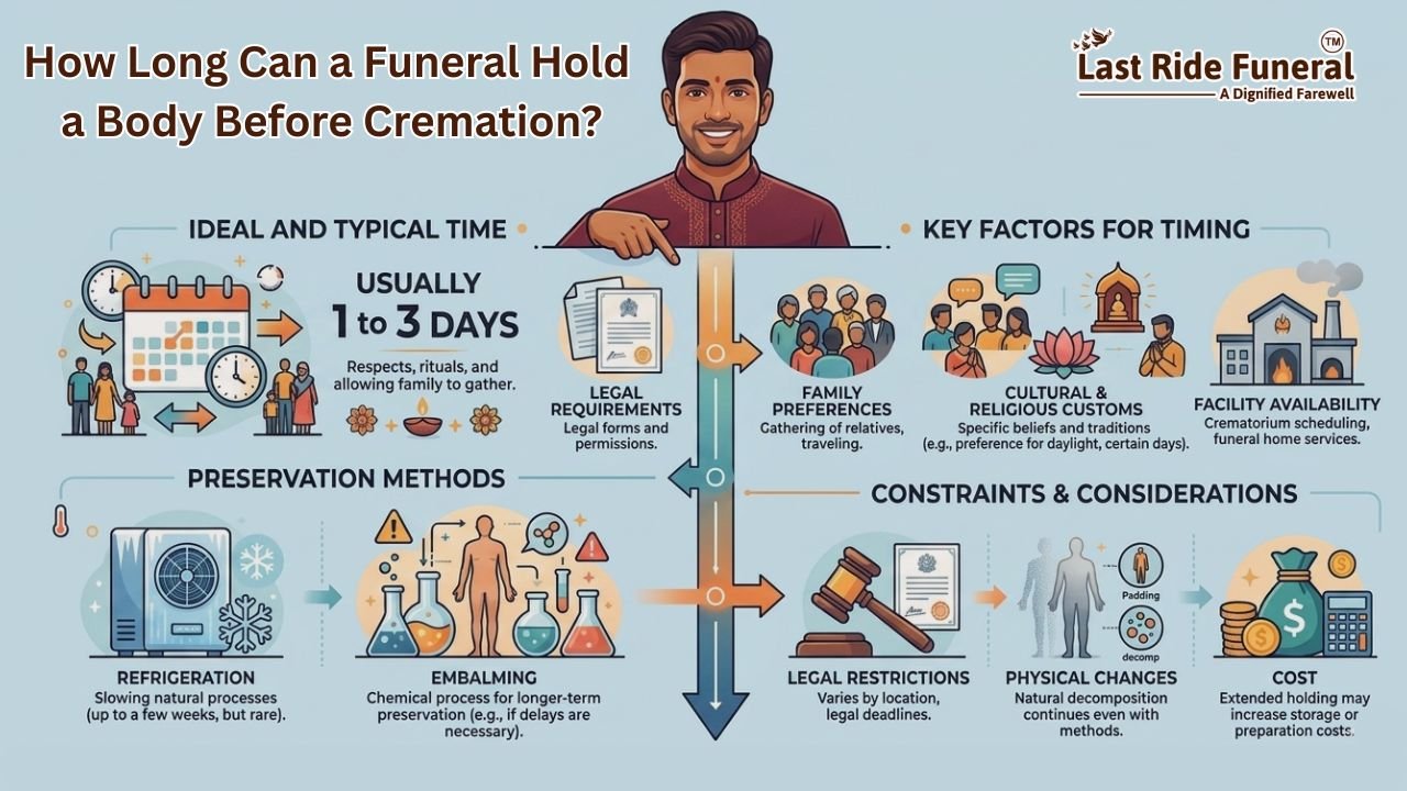 Funeral Hold a Body Before Cremation