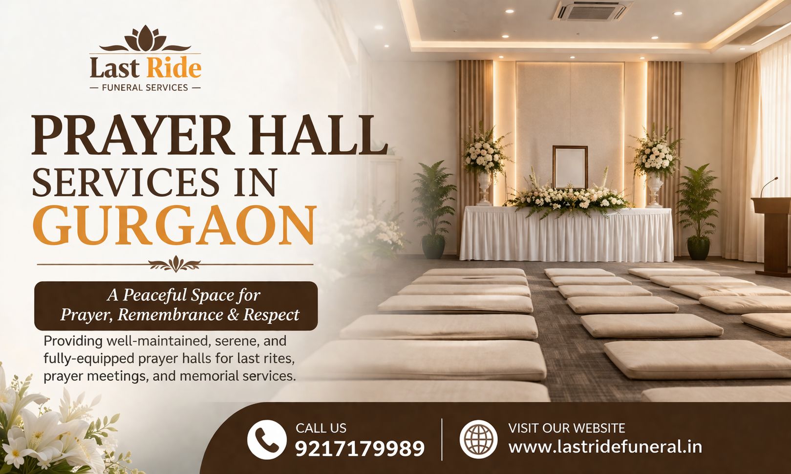Prayer Hall Services in Gurgaon