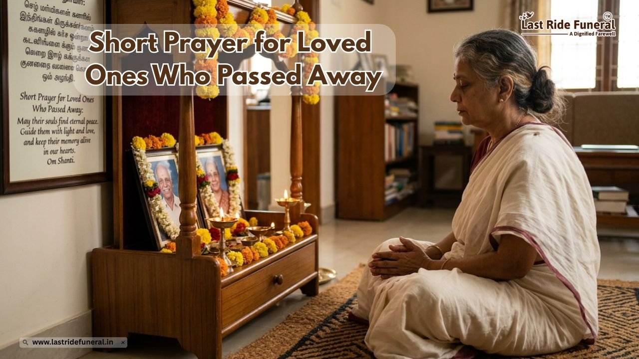 Short Prayer for Loved Ones Who Passed Away