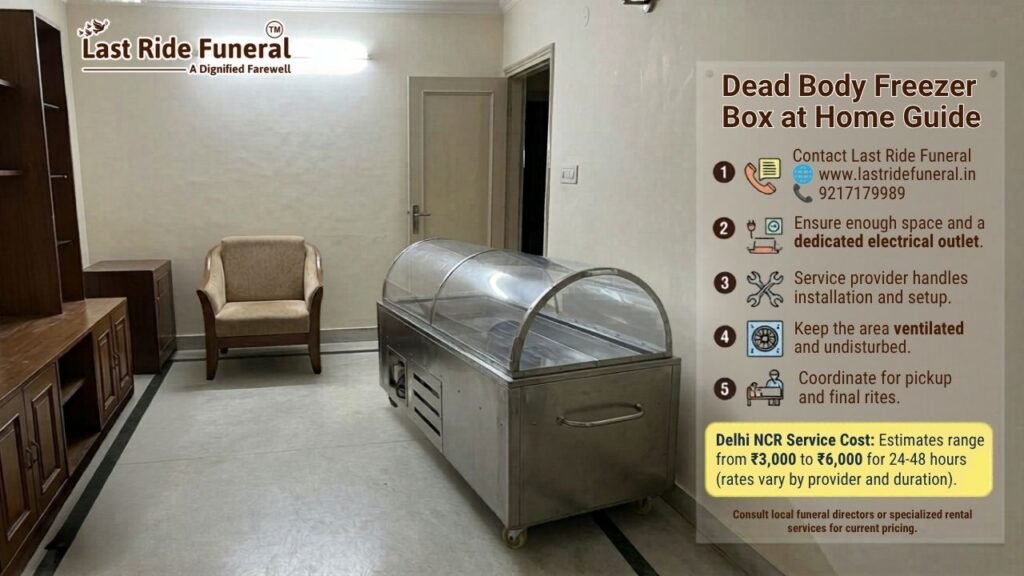 Dead Body Freezer Box at Home