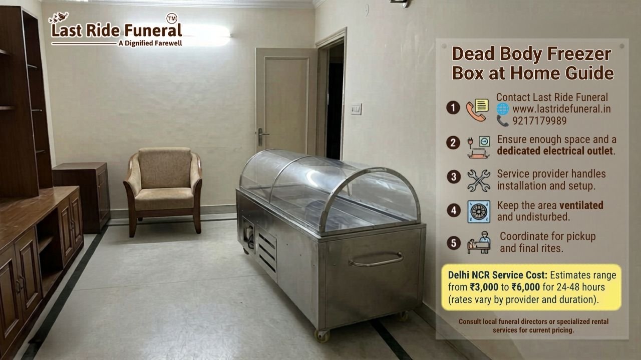 Dead Body Freezer Box at Home