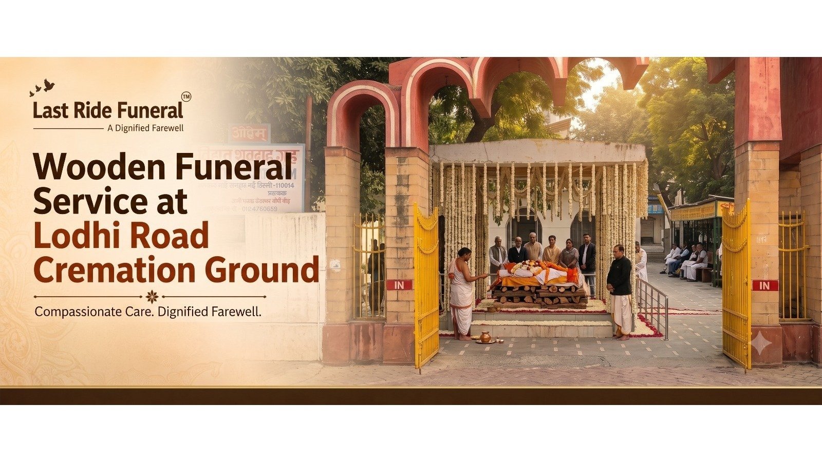 Wooden Funeral Service at Lodhi Road