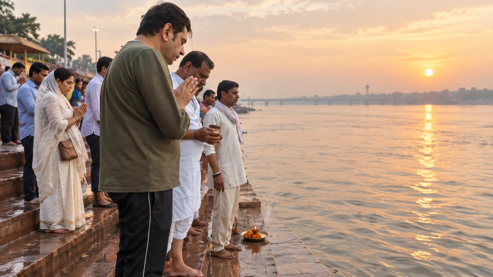 Same-day asthi visarjan (ash immersion) on the Ganga at Chandi Ghat, Haridwar - Last Ride Funeral